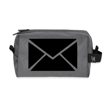 Brief - Post - Recycelte Kulturtasche - Anthrazit - Vorne