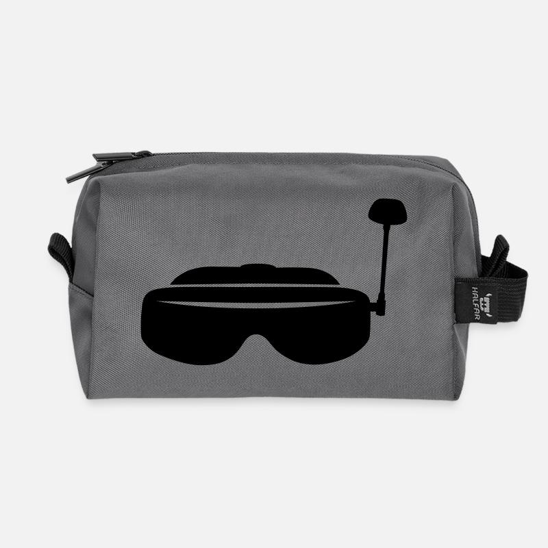 FPV Gläser - Recycelte Kulturtasche - Anthrazit