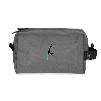 Sylt Silhouette - Recycelte Kulturtasche - Anthrazit - Vorne