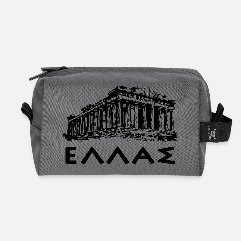 ellas - Recycled Toiletry Zip Bag - anthracite