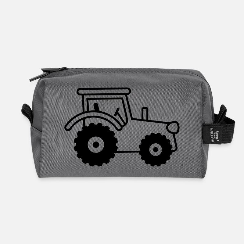 tractor - Recycelte Kulturtasche - Anthrazit