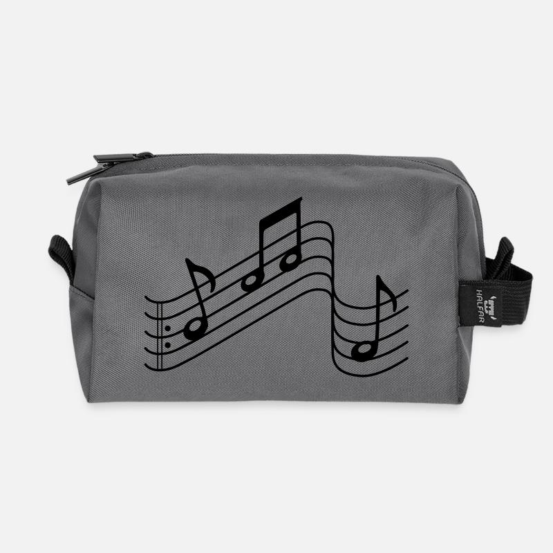 musik - Recycelte Kulturtasche - Anthrazit
