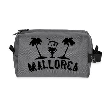 mallorca - Recycelte Kulturtasche - Anthrazit - Vorne