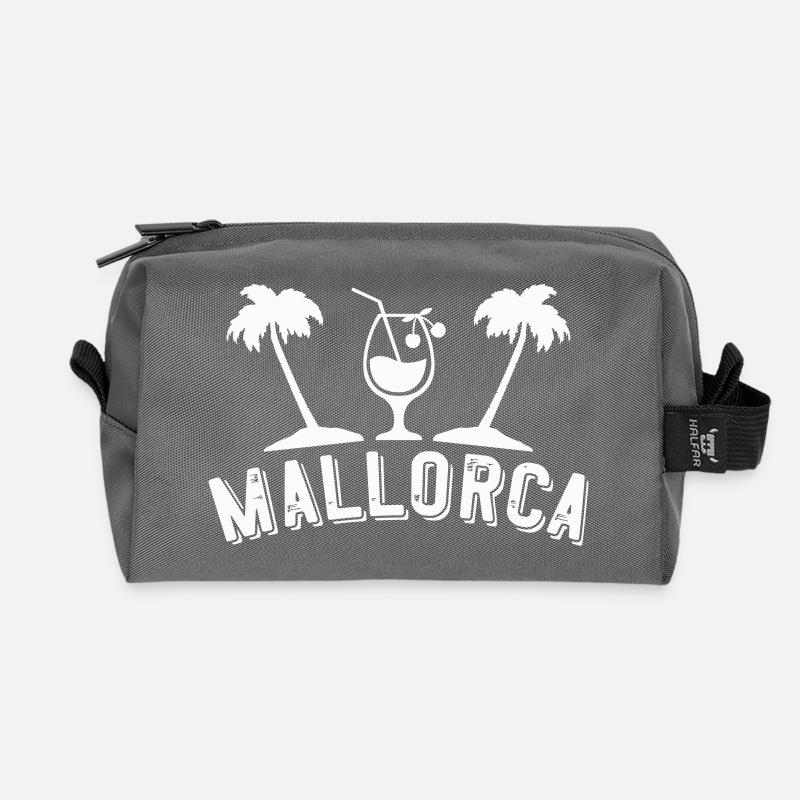 mallorca 1 - Recycelte Kulturtasche - Anthrazit