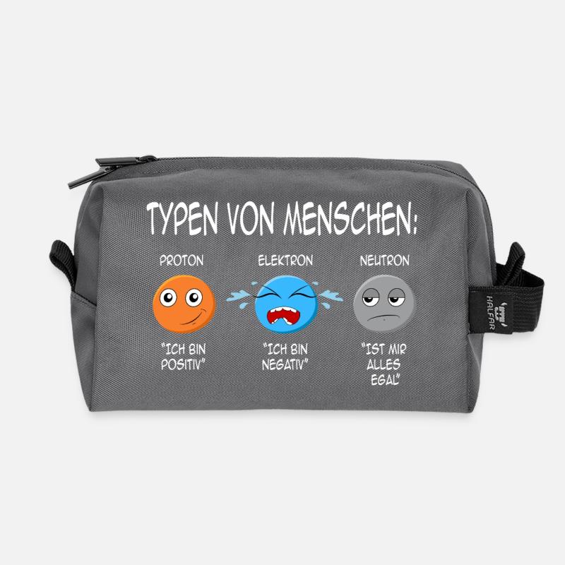 Physik Phyiker Lehrer Wissenschaft lustiger Spruch - Recycelte Kulturtasche - Anthrazit