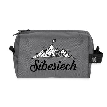 Sibesiech - un gars cool - Trousse de toilette en tissu recyclé - anthracite - Devant
