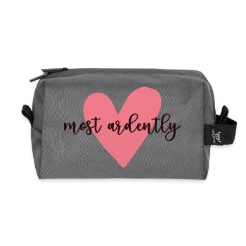 Stolz und Vorurteil Mr. Darcy – Mit größter Leidenschaft V - Recycelte Kulturtasche - Anthrazit - Vorne