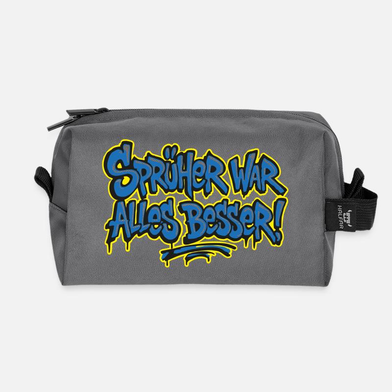 Sprayer was all better! 2 - Recycled Toiletry Zip Bag - anthracite