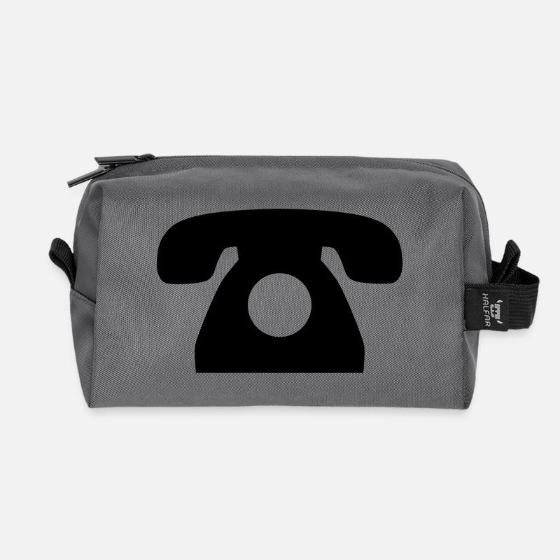 Telefon - Recycelte Kulturtasche - Anthrazit