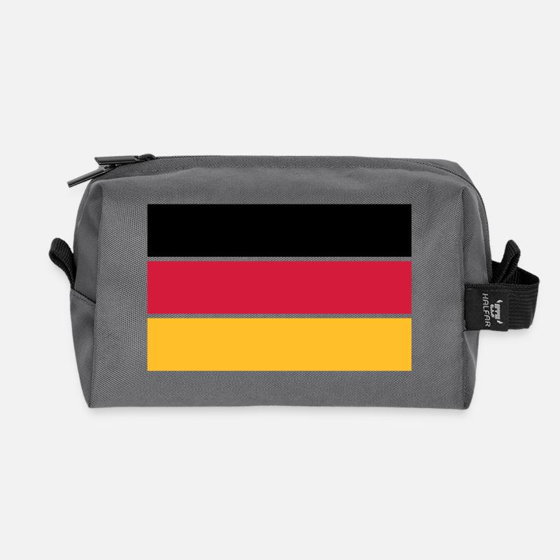 deutschland_50 - Recycelte Kulturtasche - Anthrazit