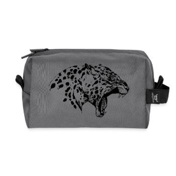 panthere - Recycled Toiletry Zip Bag - anthracite - Front