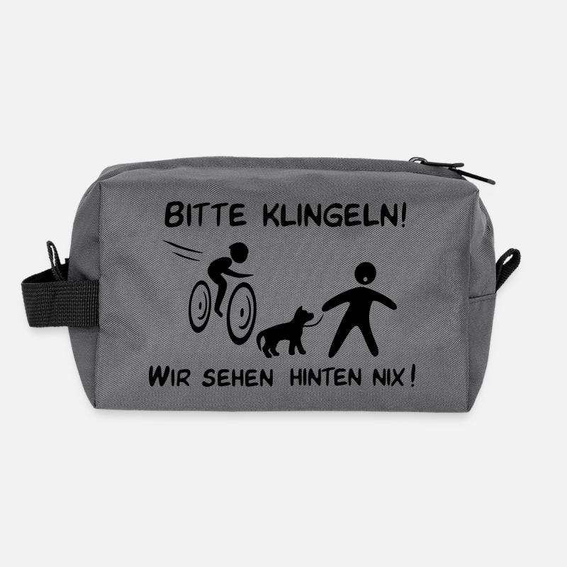 Bitte klingeln! Radfahrer-Hund Recycelte Kulturtasche