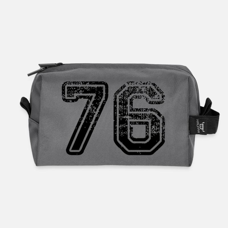 76 - Recycelte Kulturtasche - Anthrazit