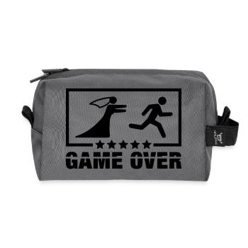 game_over_jga_f1 - Recycelte Kulturtasche - Anthrazit - Vorne