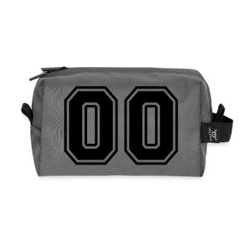 00_nummer_1_f1 - Recycelte Kulturtasche - Anthrazit - Vorne