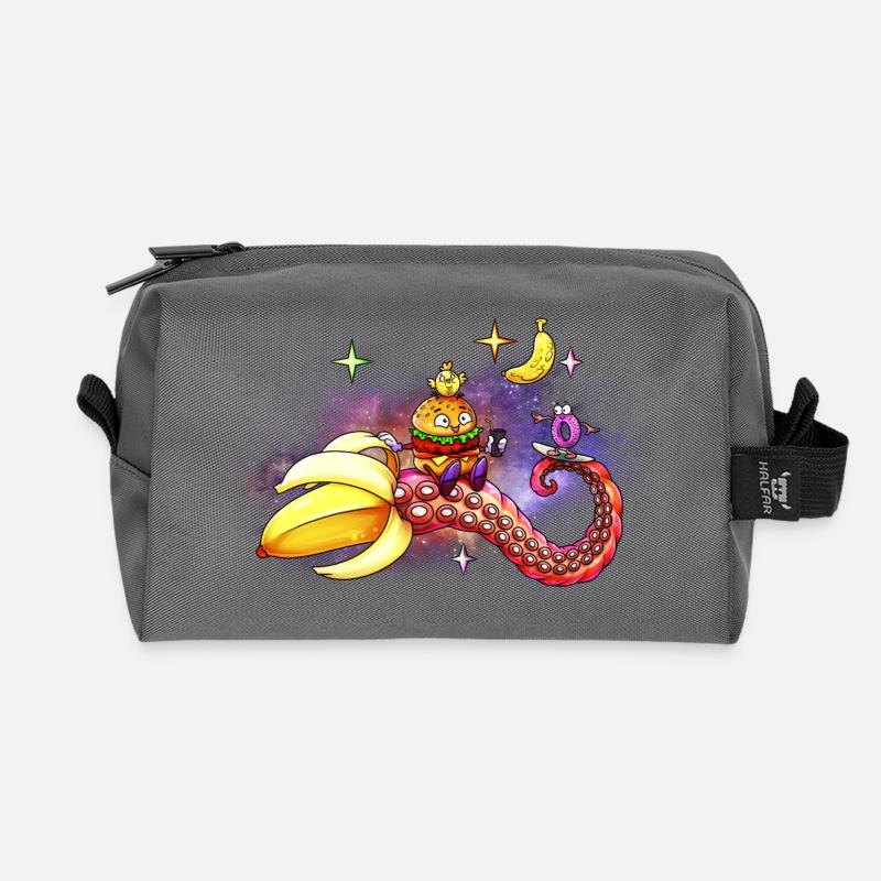 Spacebanana - Recycelte Kulturtasche - Anthrazit