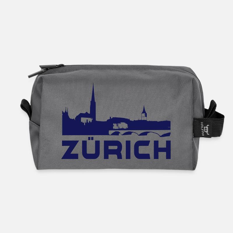Zürich - Recycelte Kulturtasche - Anthrazit