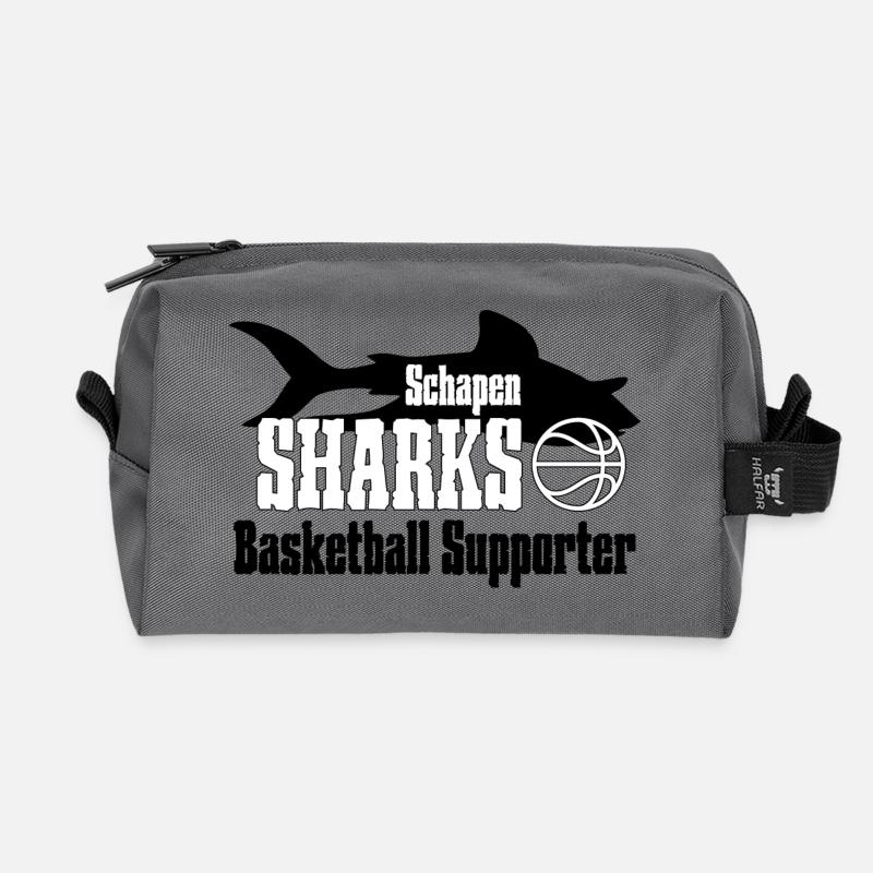Sharks Supporter - Recycelte Kulturtasche - Anthrazit
