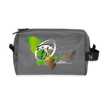 ORIGINALAUSGABE MARTINIQUE - Recycelte Kulturtasche - Anthrazit - Vorne