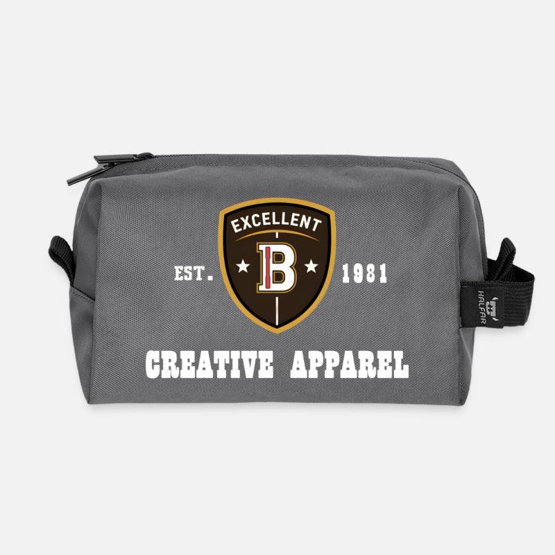 CREATIVE APPAREL Jahrgang 1981 - Recycelte Kulturtasche - Anthrazit