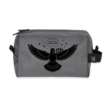 Dove Holy - Recycled Toiletry Zip Bag - anthracite - Front