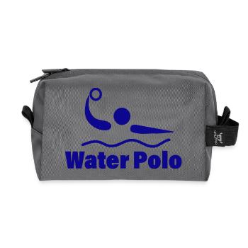 WATER POLO - Recycelte Kulturtasche - Anthrazit - Vorne