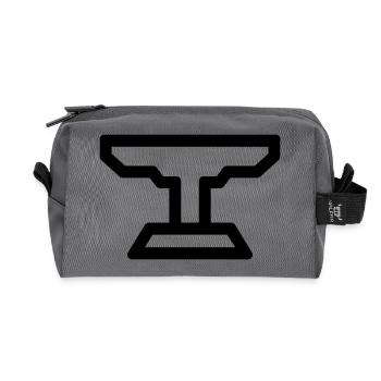anvil - Recycled Toiletry Zip Bag - anthracite - Front