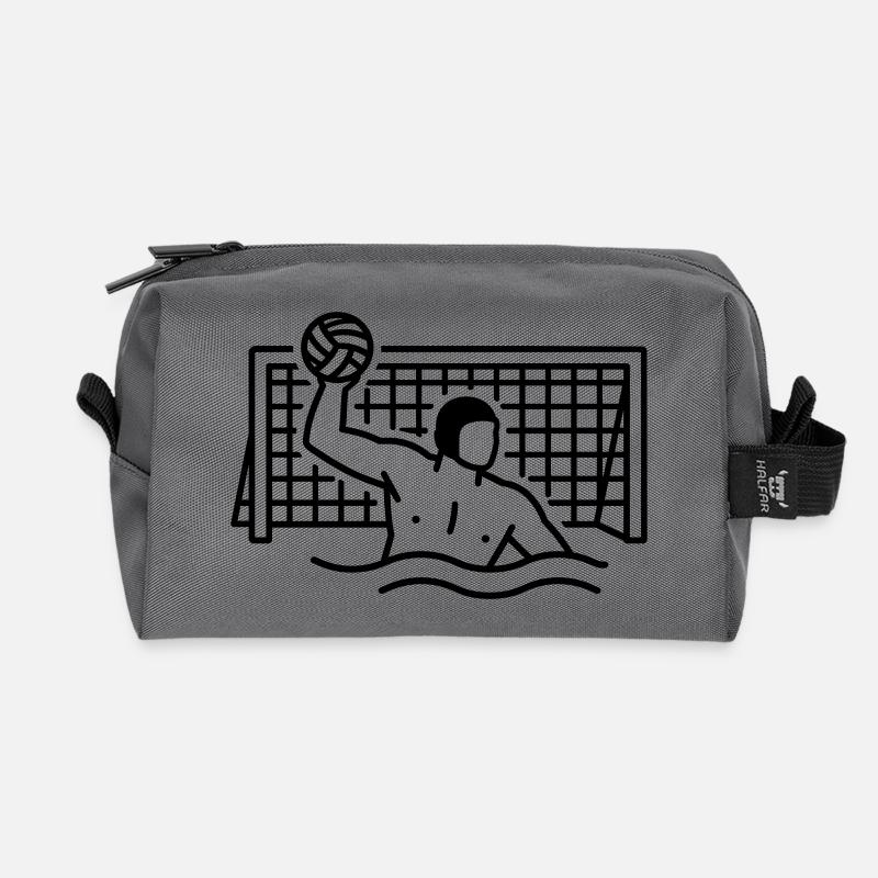 Wasserball - Recycelte Kulturtasche - Anthrazit