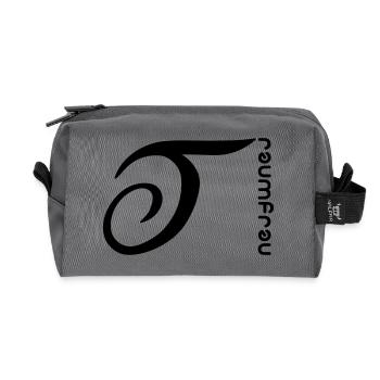 Traumfrau - Recycelte Kulturtasche - Anthrazit - Vorne