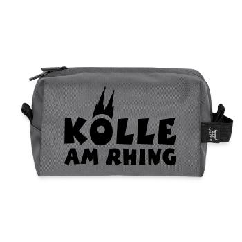 Köln am Rhein - Kölle am Rhing - Recycelte Kulturtasche - Anthrazit - Vorne