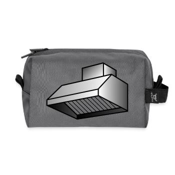 cutlery crockery flatware silverware cutlery100 - Recycled Toiletry Zip Bag - anthracite - Front
