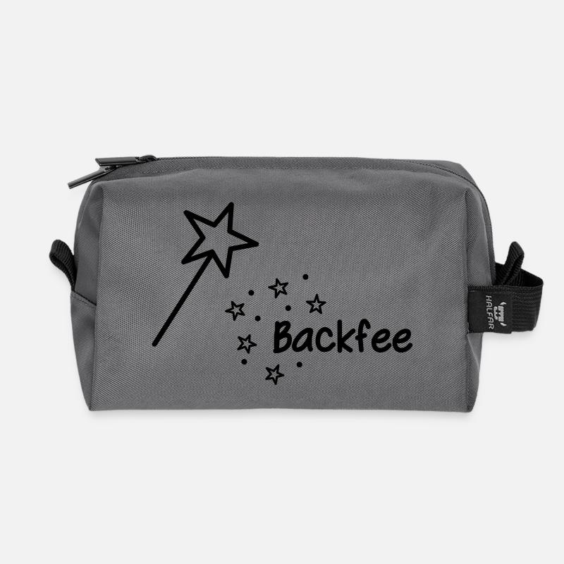 Backfee - Freude am Backen - Recycelte Kulturtasche - Anthrazit