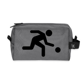 Bowling - Recycelte Kulturtasche - Anthrazit - Vorne