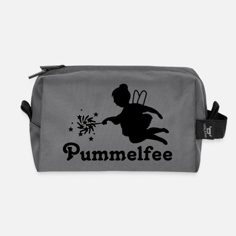 elfe_fee_pummelfee - Recycelte Kulturtasche - Anthrazit