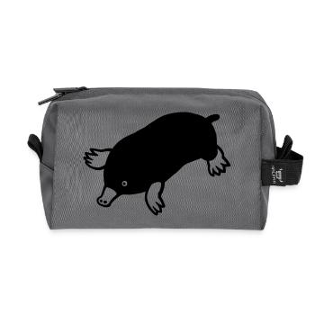 Maulwurf - Recycelte Kulturtasche - Anthrazit - Vorne