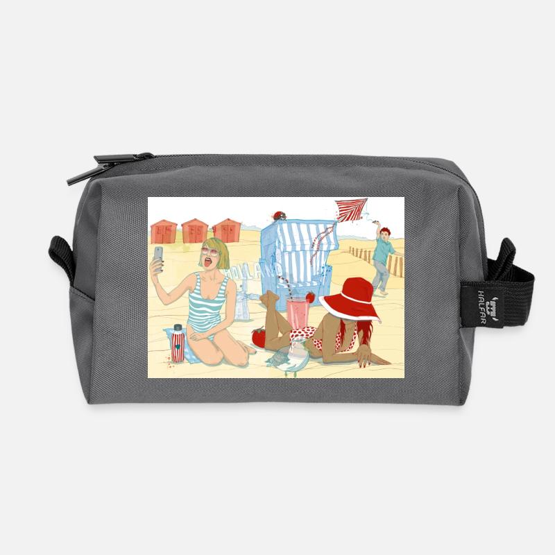 Holiday - Recycelte Kulturtasche - Anthrazit