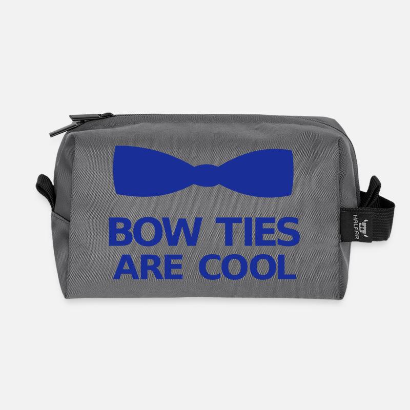 Bow Ties Are Cool - Recycelte Kulturtasche - Anthrazit