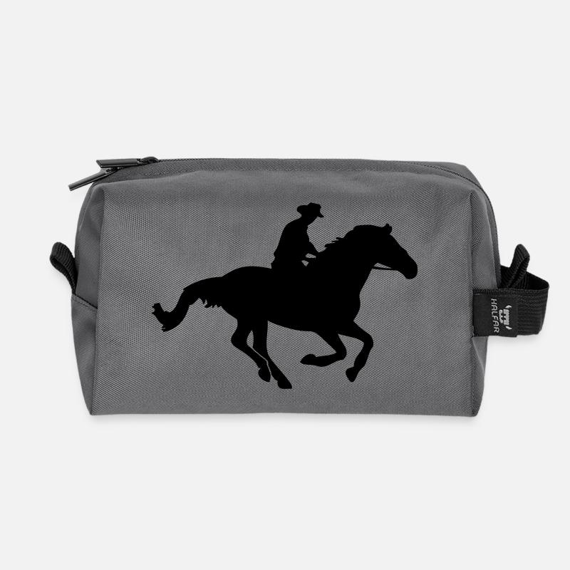 Western Riding - Pferd - Horse - Recycelte Kulturtasche - Anthrazit
