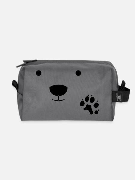 Polar Bear - Recycelte Kulturtasche - Anthrazit