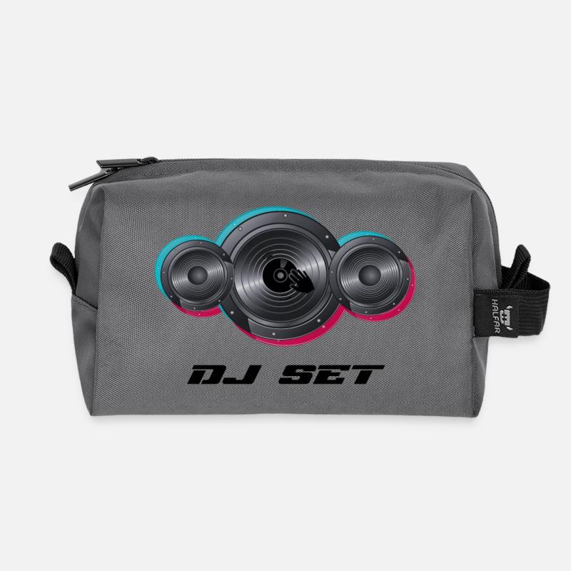 DJ - Recycled Toiletry Zip Bag - anthracite