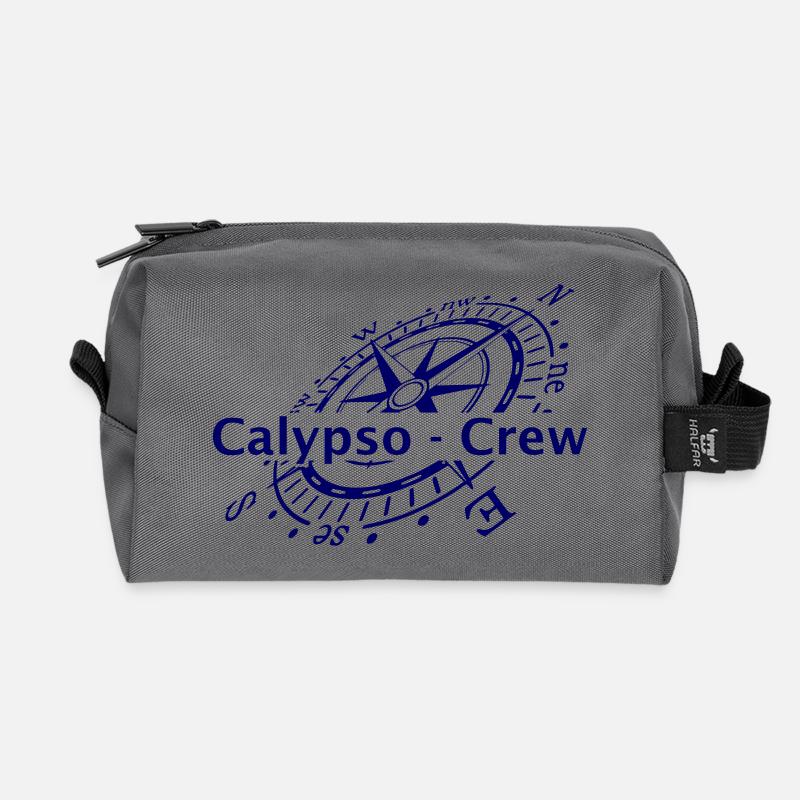 Windrose Calypso Crew - Recycelte Kulturtasche - Anthrazit