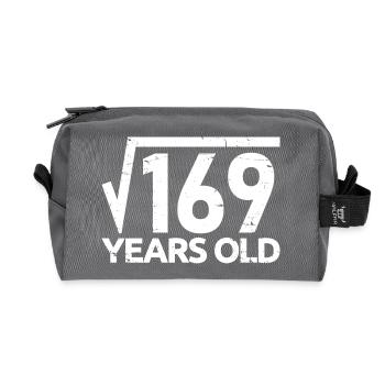 169 Quadratwurzel 13 Jahre alt Lustiger 13. Geburtstag - Recycelte Kulturtasche - Anthrazit - Vorne