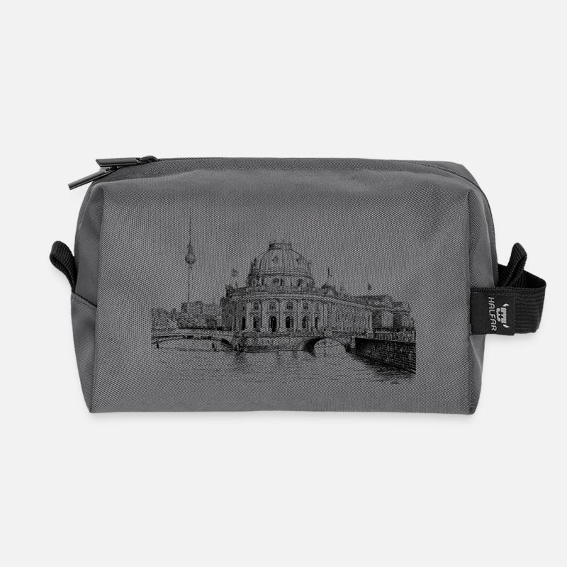 Berlin - Recycelte Kulturtasche - Anthrazit