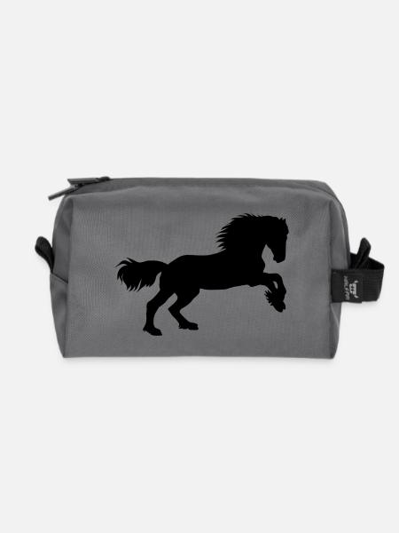 Friesen Galopp - Recycelte Kulturtasche - Anthrazit