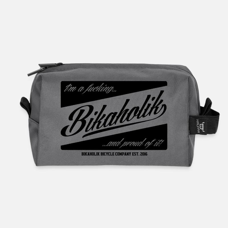 F* Bikaholik - Recycelte Kulturtasche - Anthrazit