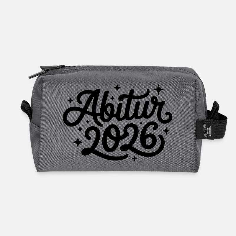 Abitur 2026 Abi Abiturient Abiturientin - Recycelte Kulturtasche - Anthrazit
