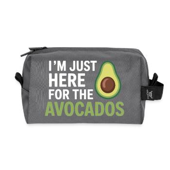 Registered Dietitian Healthy Ingredient Advocate - Recycled Toiletry Zip Bag - anthracite - Front