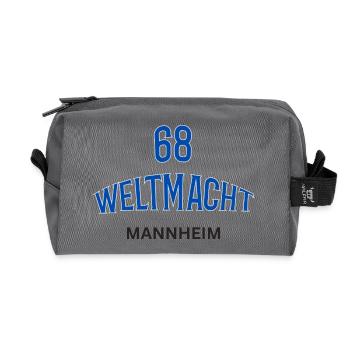 68 Mannheim en tant que puissance mondiale - Trousse de toilette en tissu recyclé - anthracite - Devant