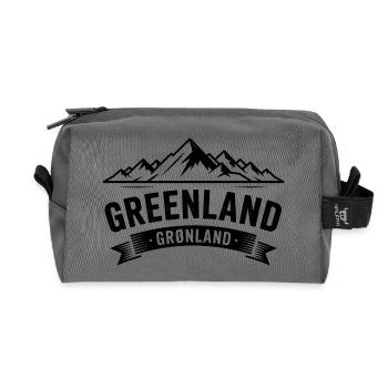 Insigne Groenland - Groenland / Grønland - Trousse de toilette en tissu recyclé - anthracite - Devant