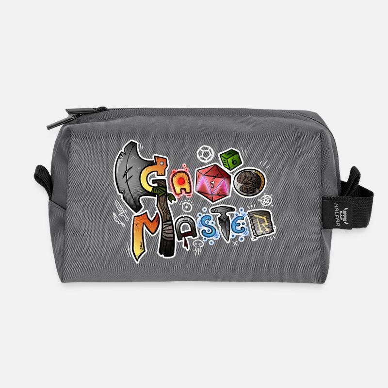 Game Master - Recycelte Kulturtasche - Anthrazit